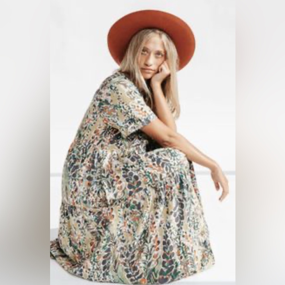 Piper & Scoot Knicks Multicolor Women's Midi Dress Size Large